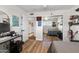 Spacious bedroom with mirrored closet doors and wood floors at 7228 N 11Th Ave, Phoenix, AZ 85021