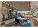 Covered patio with seating area and view of community at 8700 E University Dr # 737, Mesa, AZ 85207