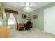 Bright home office features built-in desk and ample natural light at 8957 E Rainier Dr, Gold Canyon, AZ 85118