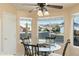 Kitchen nook with a view of the mountains and neighborhood at 8957 E Rainier Dr, Gold Canyon, AZ 85118