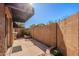 Small, private backyard with brick wall at 10445 N 11Th Pl # 1, Phoenix, AZ 85020