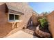 Private backyard with a small garden area at 10445 N 11Th Pl # 1, Phoenix, AZ 85020