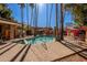 Sparkling community pool with lounge chairs and surrounding landscaping at 10445 N 11Th Pl # 1, Phoenix, AZ 85020