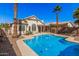 Wonderful backyard pool with patio furniture at 1085 W Dava Dr, Tempe, AZ 85283