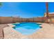 Refreshing backyard pool perfect for summer at 1085 W Dava Dr, Tempe, AZ 85283