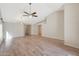 Spacious living room featuring high ceilings and tile flooring at 1207 W Sea Bass Ct, Gilbert, AZ 85233