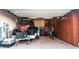 Spacious garage with storage cabinets and room for vehicles at 14335 W Monte Vista Rd, Goodyear, AZ 85395