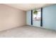 Simple bedroom with light walls and blue curtains at 14409 N 34Th Way, Phoenix, AZ 85032