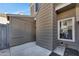 Private backyard with storage shed and patio area at 18621 N 34Th Ave # 1, Phoenix, AZ 85027