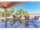 Spacious covered patio, great for relaxing and entertaining at 20876 N Canyon Whisper Dr, Surprise, AZ 85387