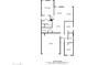 Detailed floorplan showcasing layout of the house with bedrooms, kitchen, living room, and garage at 24134 N Cotton Cir, Florence, AZ 85132