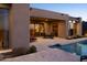 Luxury backyard oasis with a inviting pool and patio area at 28492 N 95Th Pl, Scottsdale, AZ 85262