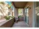 Private patio with sliding glass door access at 2929 W Yorkshire Dr # 1118, Phoenix, AZ 85027