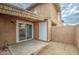 Private patio with covered area and gravel at 4242 N 69Th Dr # 1303, Phoenix, AZ 85033