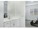 Bathroom vanity with white cabinets at 4342 E Sagebrush St, Gilbert, AZ 85296