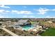 Community pool with plenty of seating and views of the surrounding neighborhood at 4342 E Sagebrush St, Gilbert, AZ 85296