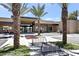 Daytime front view of community center and landscaping, showcasing architecture at 7705 E Doubletree Ranch Rd # 56, Scottsdale, AZ 85258