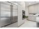 Close-up of a modern kitchen featuring stainless steel appliances and sleek cabinetry at 7705 E Doubletree Ranch Rd # 56, Scottsdale, AZ 85258