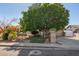 House exterior featuring a large tree, landscaped yard, and driveway at 8501 W Glenrosa Ave, Phoenix, AZ 85037