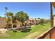 View of the community's well-maintained landscaping and building exteriors at 9275 E Mission Ln # 207, Scottsdale, AZ 85258