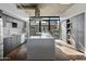 Modern kitchen with stainless steel appliances and island at 100 W Portland St # 401, Phoenix, AZ 85003
