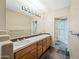 Bathroom with double sinks and shower at 12129 N 114Th Way, Scottsdale, AZ 85259