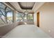 Spacious dining room with large windows and chandelier at 12129 N 114Th Way, Scottsdale, AZ 85259