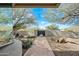 Landscaped walkway leading to the home's entrance at 12129 N 114Th Way, Scottsdale, AZ 85259