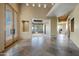Elegant entryway with double doors and tile flooring at 12129 N 114Th Way, Scottsdale, AZ 85259