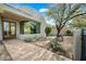 Front entry with double wood doors and large window at 12129 N 114Th Way, Scottsdale, AZ 85259