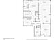 One-story floor plan with 2 bedrooms, 2 baths, Gathering room, and kitchen at 12858 W Wilshire Dr, Avondale, AZ 85392