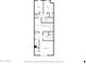 Two-story floor plan with multiple bedrooms and bathrooms at 1959 E Hampton Ln # 102, Gilbert, AZ 85295
