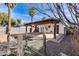 Backyard patio and view of a partially covered patio at 308 N Washington St, Chandler, AZ 85225