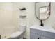 Clean bathroom with vanity, toilet and shower at 321 W Palo Verde St, Gilbert, AZ 85233