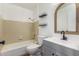 Updated bathroom with bathtub, toilet and vanity at 321 W Palo Verde St, Gilbert, AZ 85233