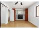Bedroom with large closet and terracotta floors at 321 W Palo Verde St, Gilbert, AZ 85233