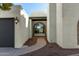 Front entry with arched window and walkway at 321 W Palo Verde St, Gilbert, AZ 85233