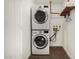Stackable washer and dryer in laundry room at 321 W Palo Verde St, Gilbert, AZ 85233