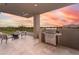 This covered patio is the perfect place to relax and take in the amazing Arizona sunset at 37200 N Cave Creek Rd # 2127, Scottsdale, AZ 85262