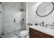 Clean bathroom with a walk-in shower and a stylish vanity at 5430 E Calle Redonda --, Phoenix, AZ 85018