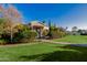 Front yard with brick walkway leading to the entrance at 5430 E Calle Redonda --, Phoenix, AZ 85018