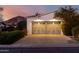 Three-car garage with a large driveway and mountain view at 5430 E Calle Redonda --, Phoenix, AZ 85018