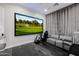 Home theater with large screen and comfortable seating at 5430 E Calle Redonda --, Phoenix, AZ 85018