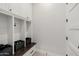 Bright mudroom with built-in storage and bench at 5430 E Calle Redonda --, Phoenix, AZ 85018