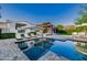 Stunning pool with spacious patio and lounge chairs at 5430 E Calle Redonda --, Phoenix, AZ 85018