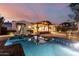 Spacious pool with plenty of lounge space and a sunset view at 5430 E Calle Redonda --, Phoenix, AZ 85018
