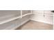 Walk-in pantry with ample shelving for storage at 5575 W Cinder Brook Way, Florence, AZ 85132