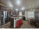 Modern kitchen with stainless steel appliances and island at 650 N Hawes Rd # 2713, Mesa, AZ 85207