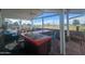 Outdoor patio bar with seating and tiled countertop at 650 N Hawes Rd # 2713, Mesa, AZ 85207