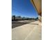 Backyard view showing large gravel area and patio at 10437 W Caron Dr, Sun City, AZ 85351